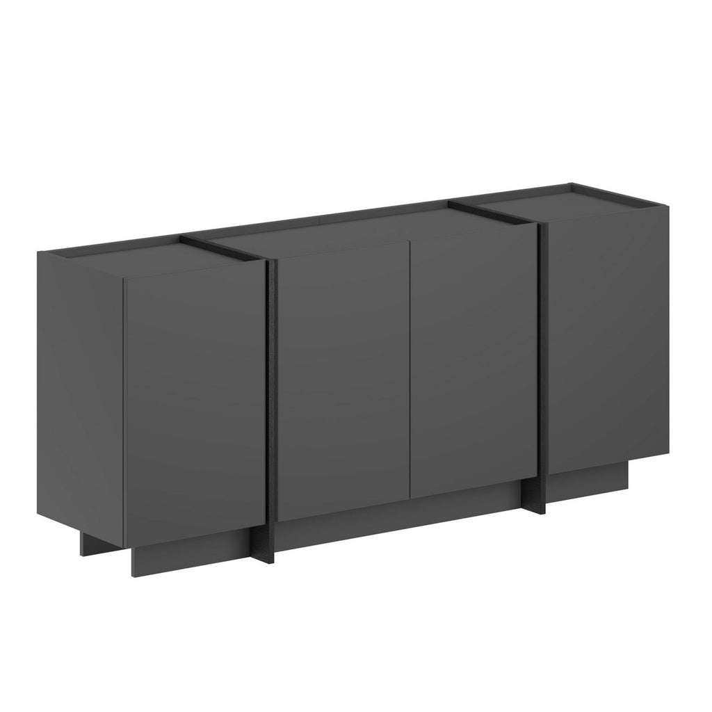 Dorma - Console Table - Anthracite/Black