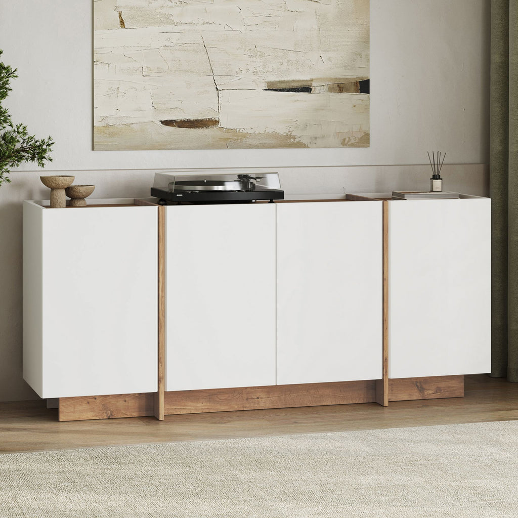 Dorma - Console Table - White/Atlantic Pine