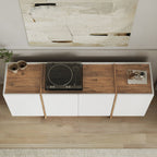 Dorma - Console Table - White/Atlantic Pine