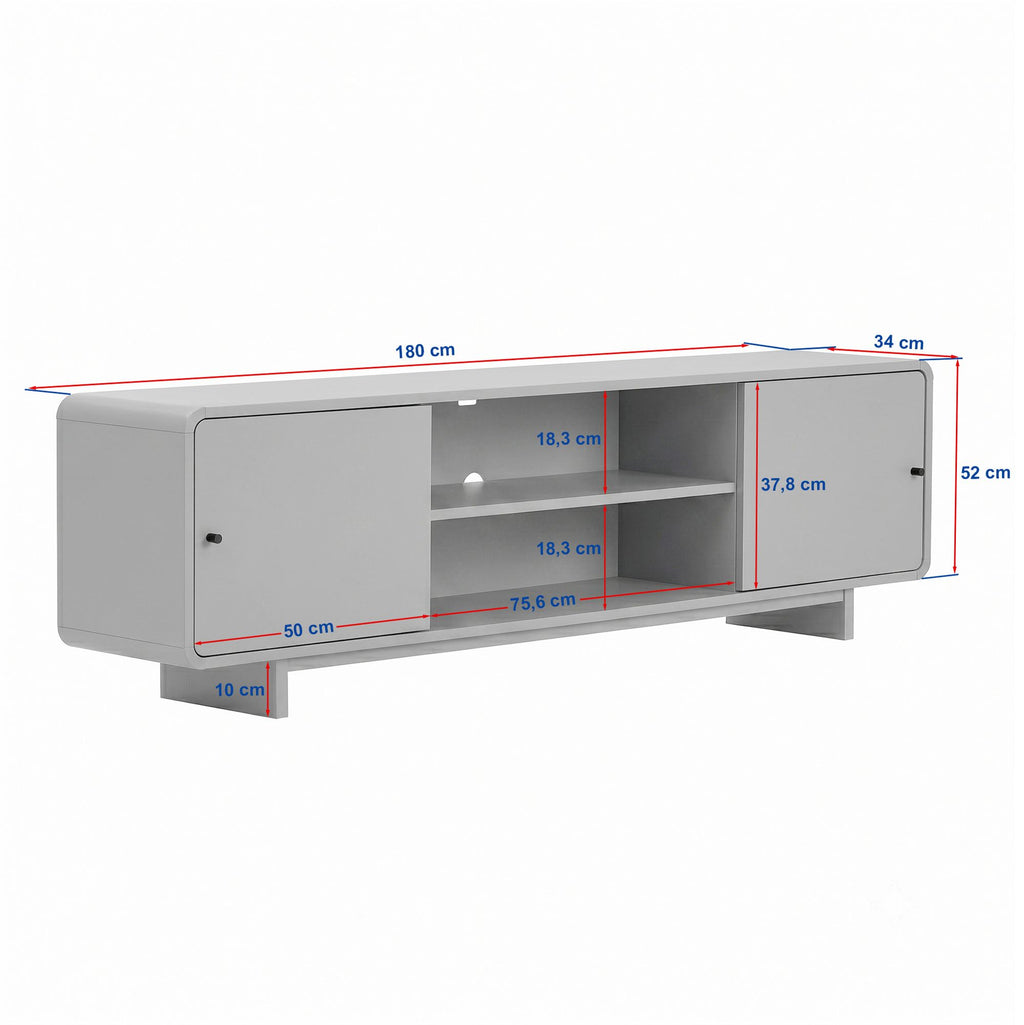 Meubles Tv Mirel - Noyer