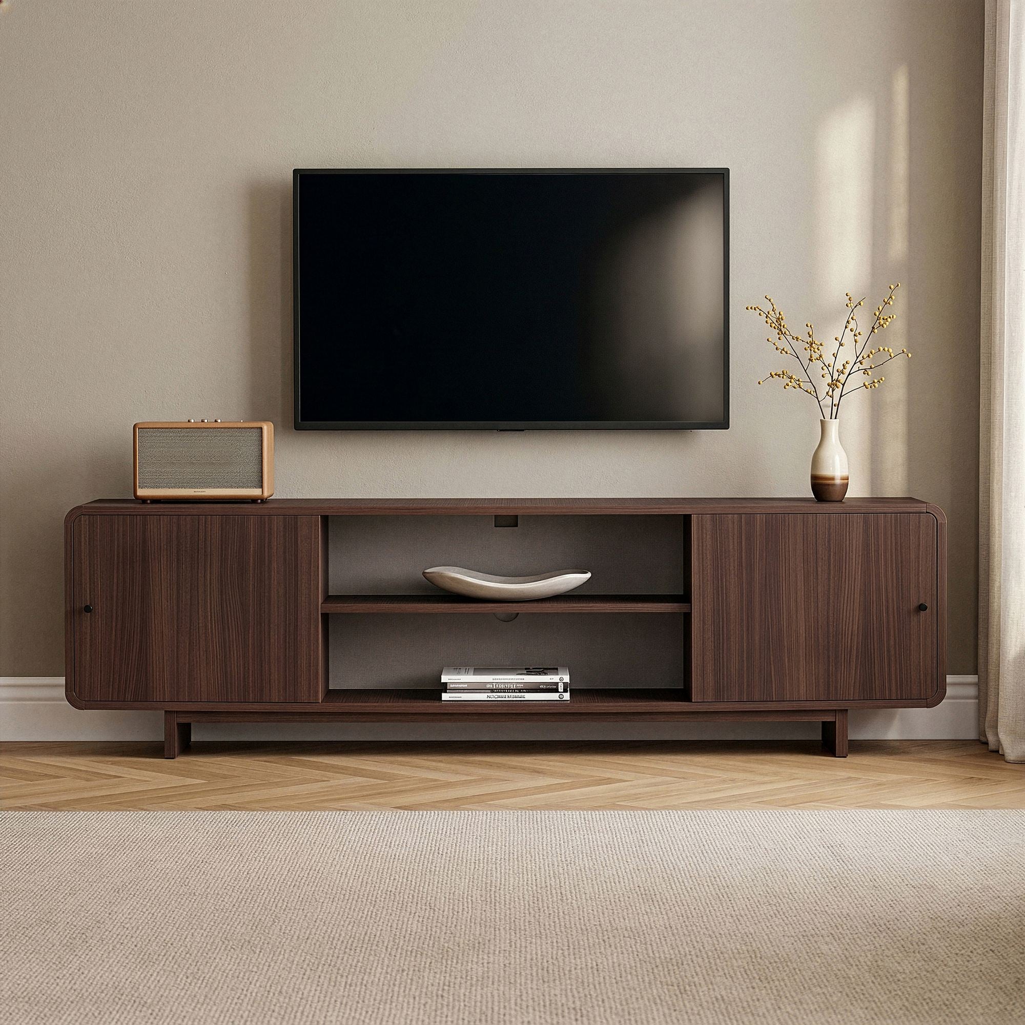 Meubles Tv Mirel - Noyer