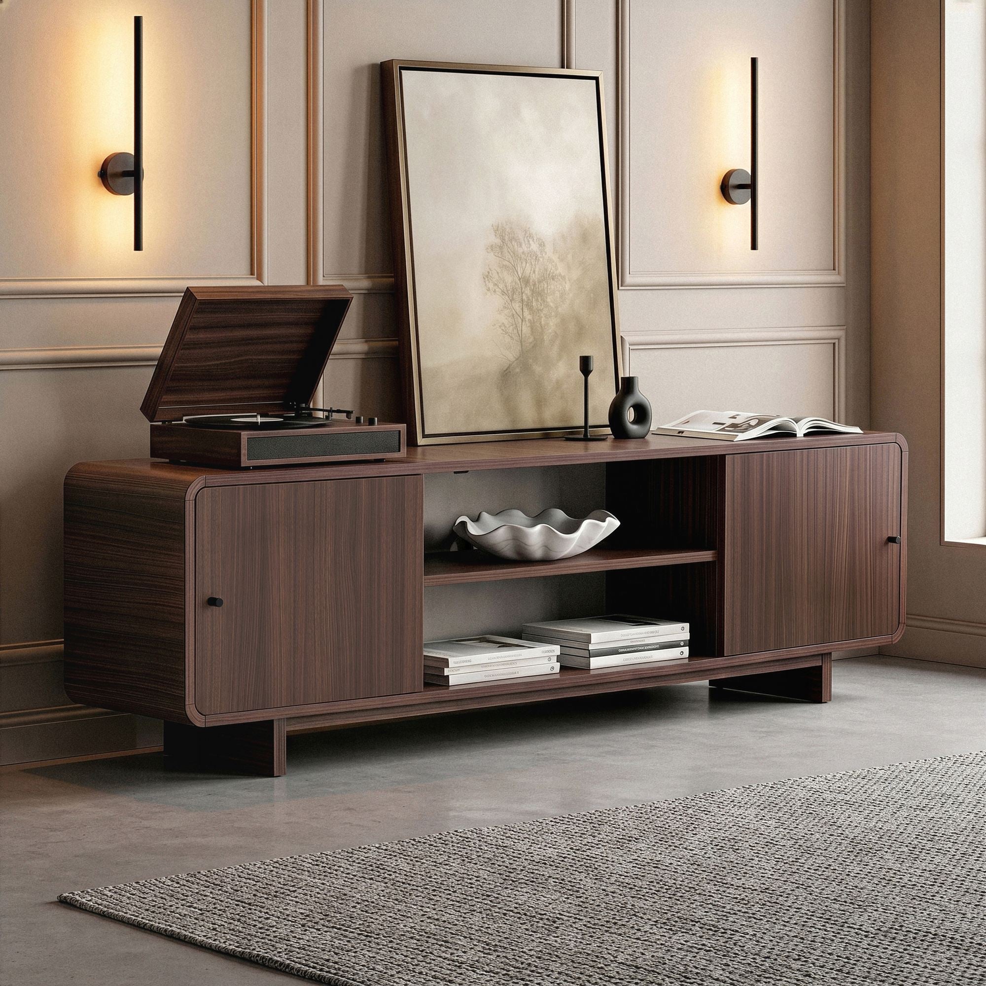 Meubles Tv Mirel - Noyer
