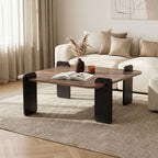Tables Basses Marais - Noyer / Bois Noir