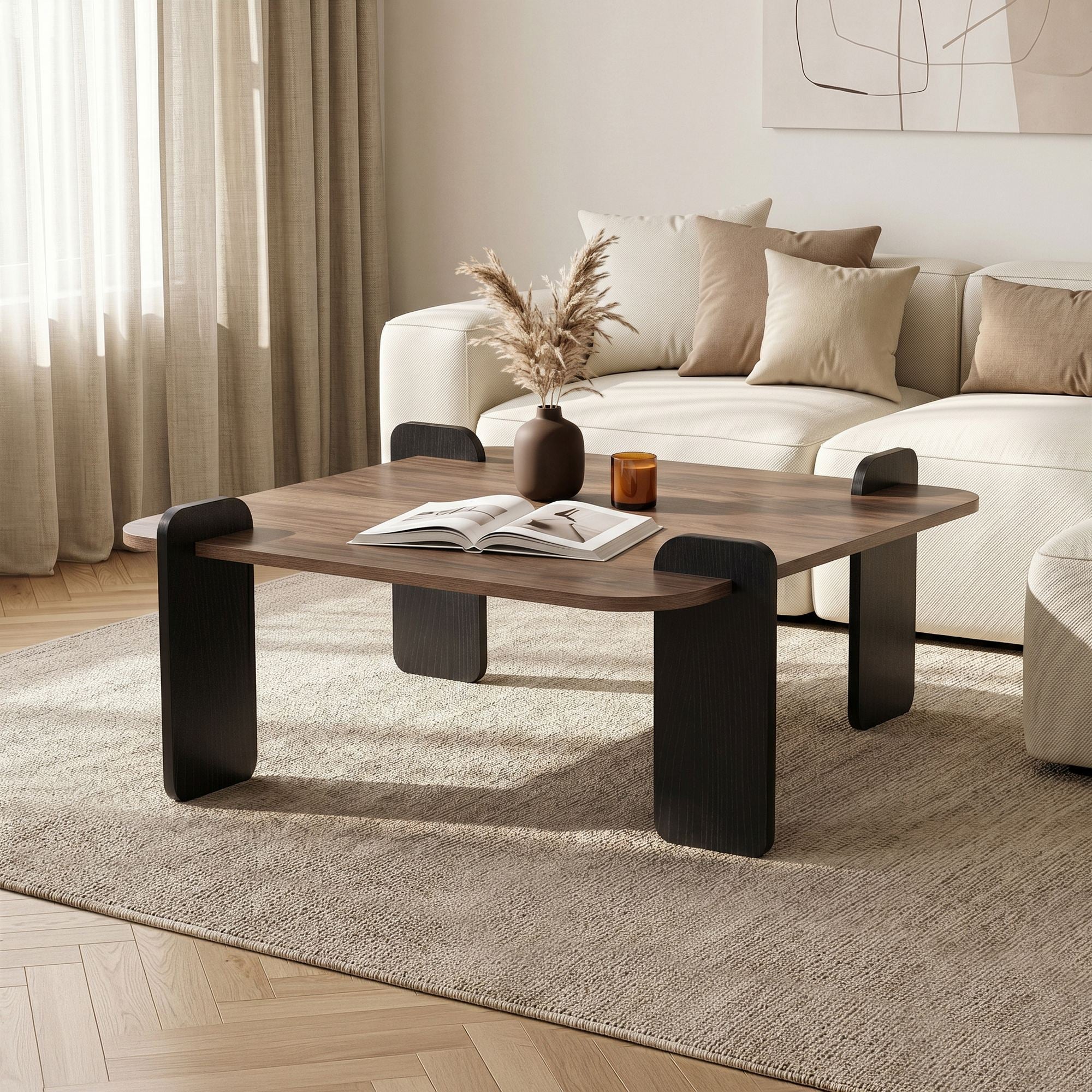 Tables Basses Marais - Noyer / Bois Noir