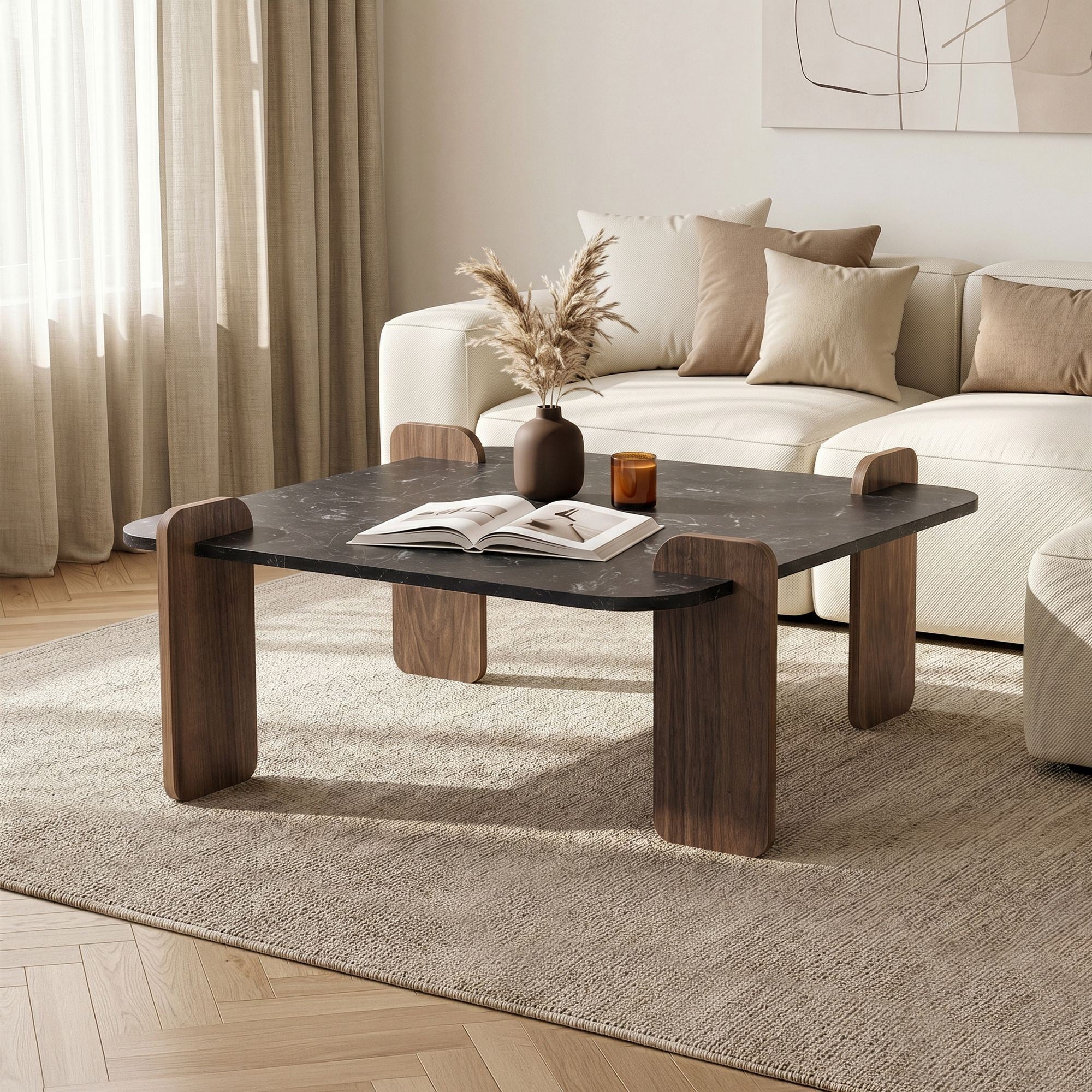 Tables Basses Marais - Lotus / Noyer