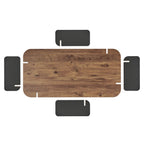 Tables Basses Renard - Pin Atlantique / Anthracite