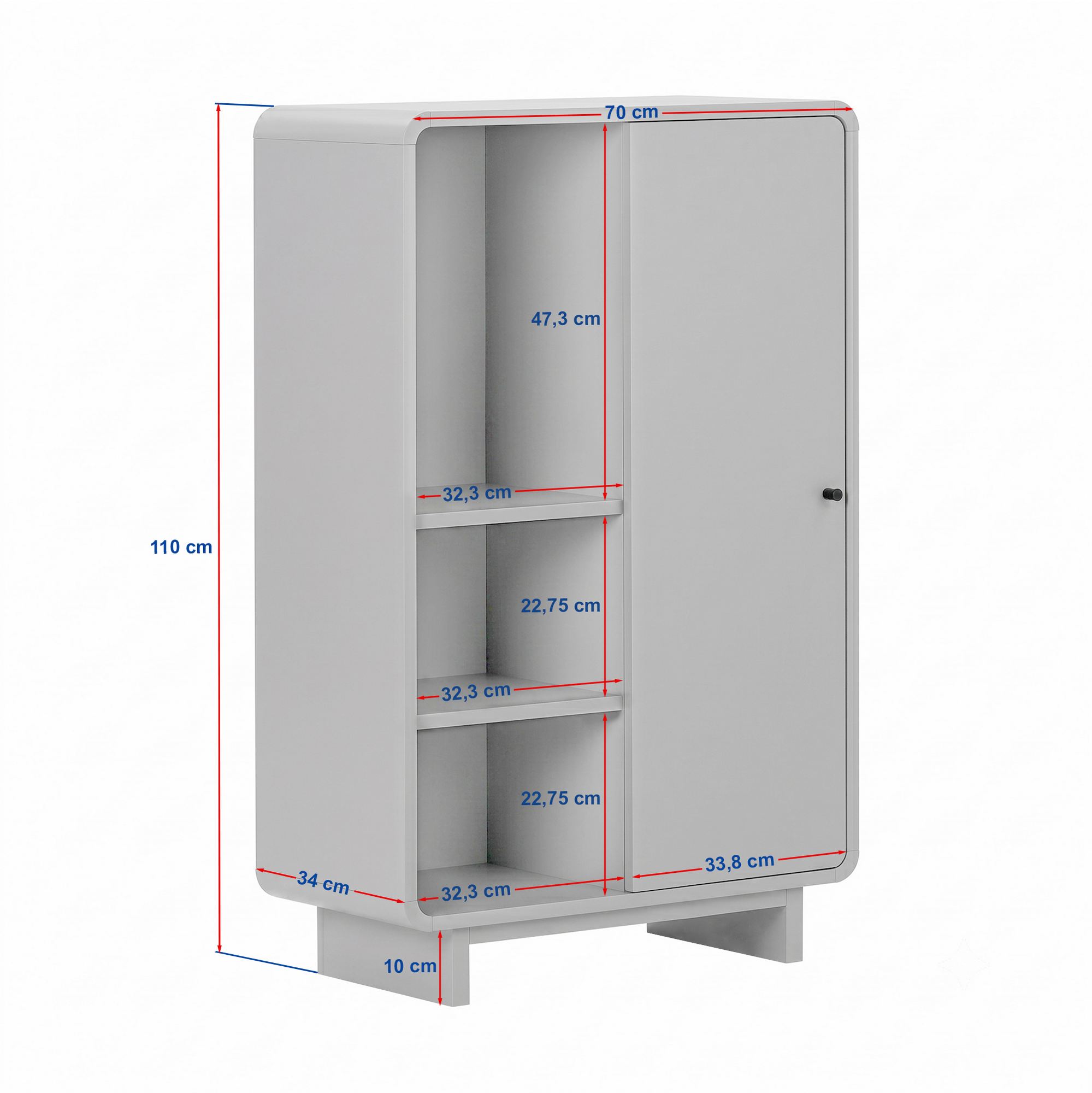 Meubles Polyvalents Torina - Noyer Milano