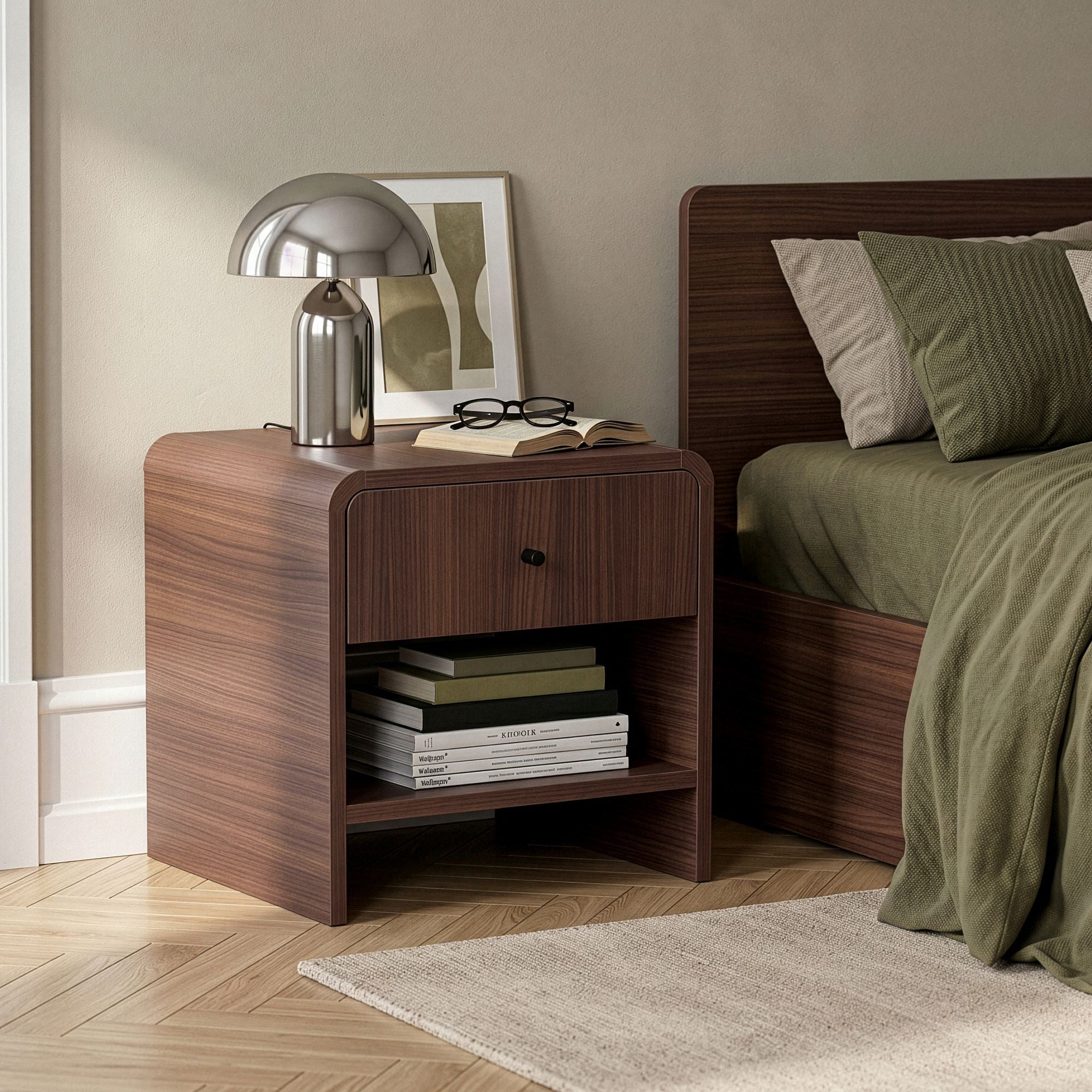Tables De Chevet Parila - Noyer Milano