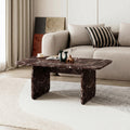 Pietra - Coffee Table - Rosso Marmo