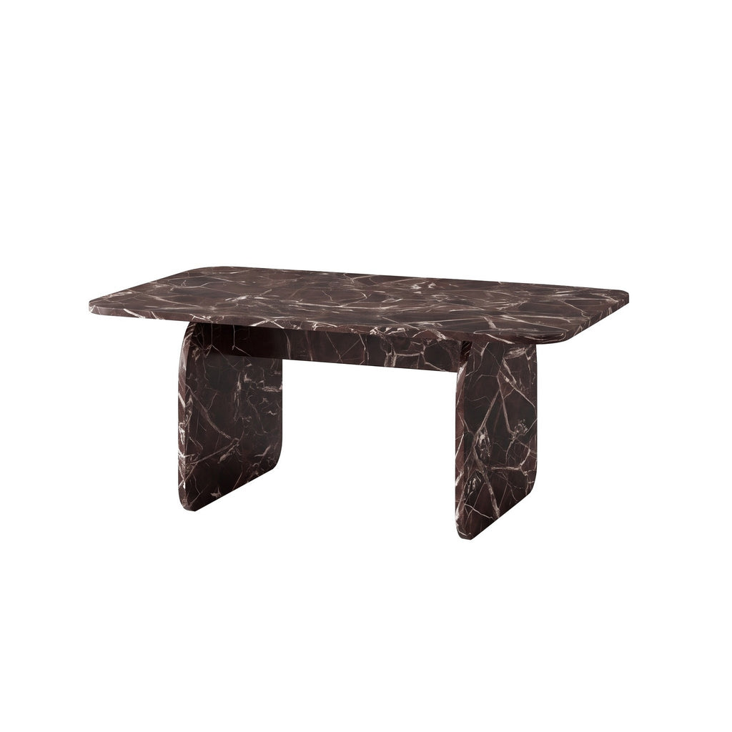 Pietra - Coffee Table - Rosso Marmo
