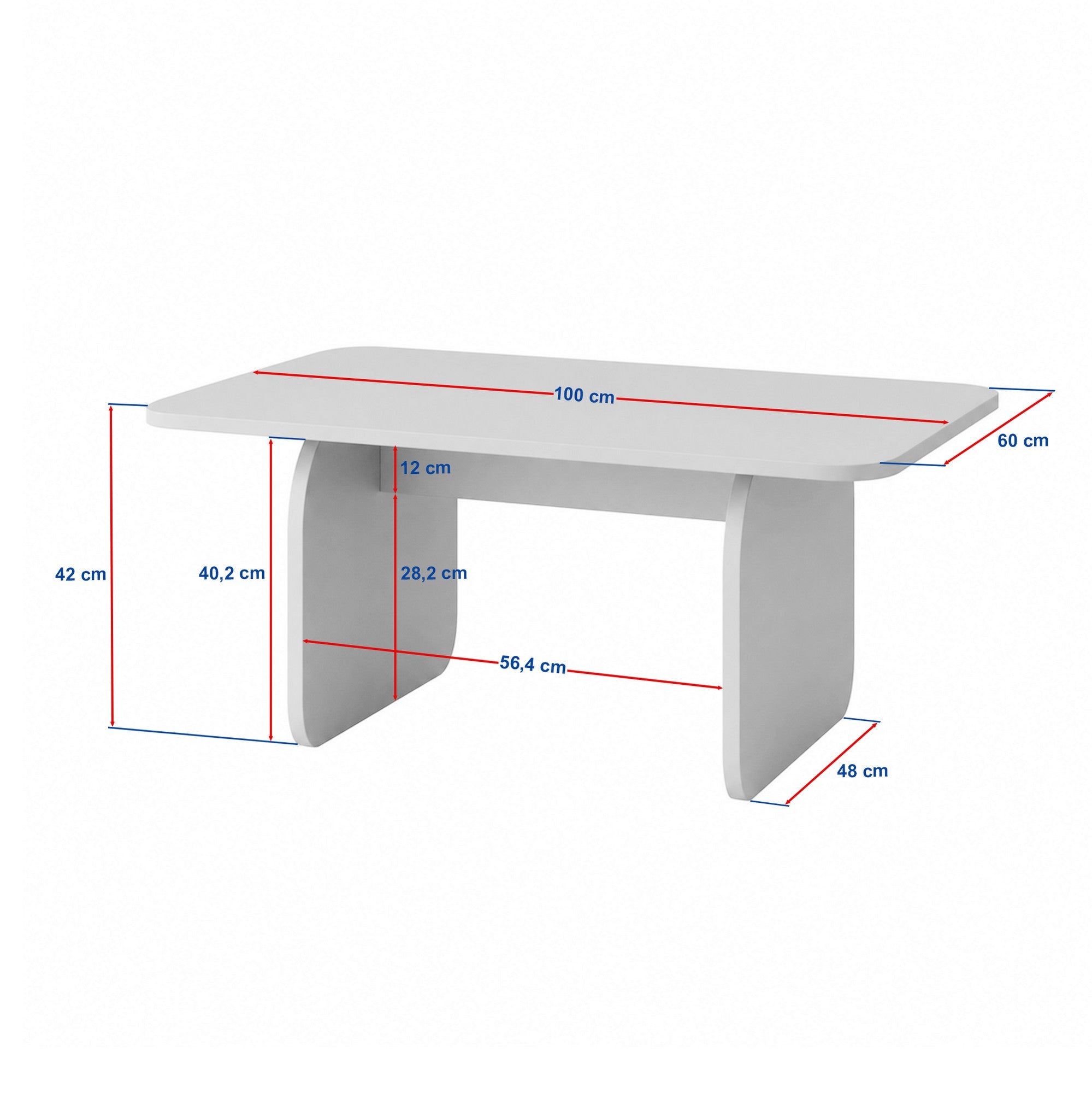 Pietra - Coffee Table - Rosso Marmo