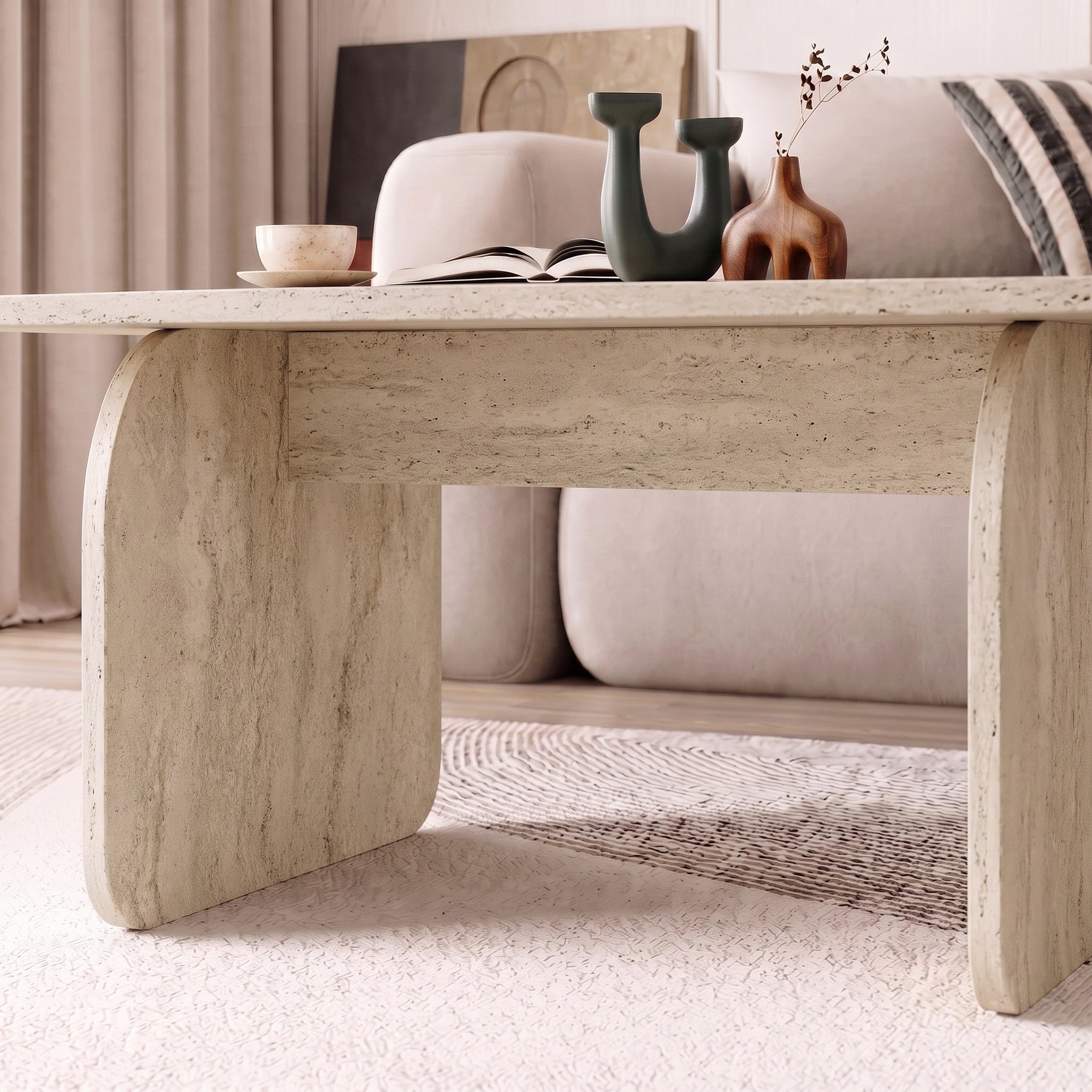 Pietra - Coffee Table - Travertine