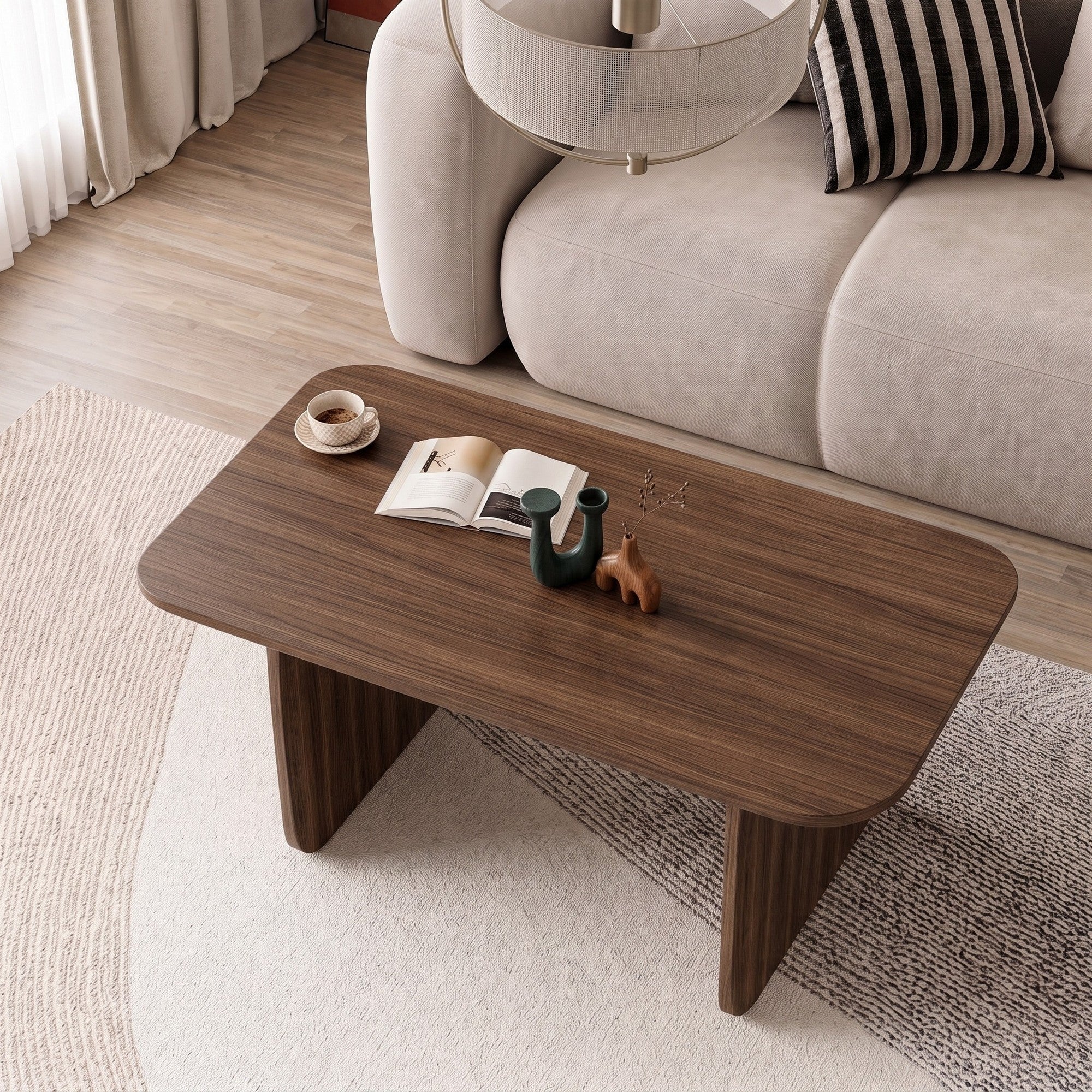 Pietra - Coffee Table - Milano Walnut