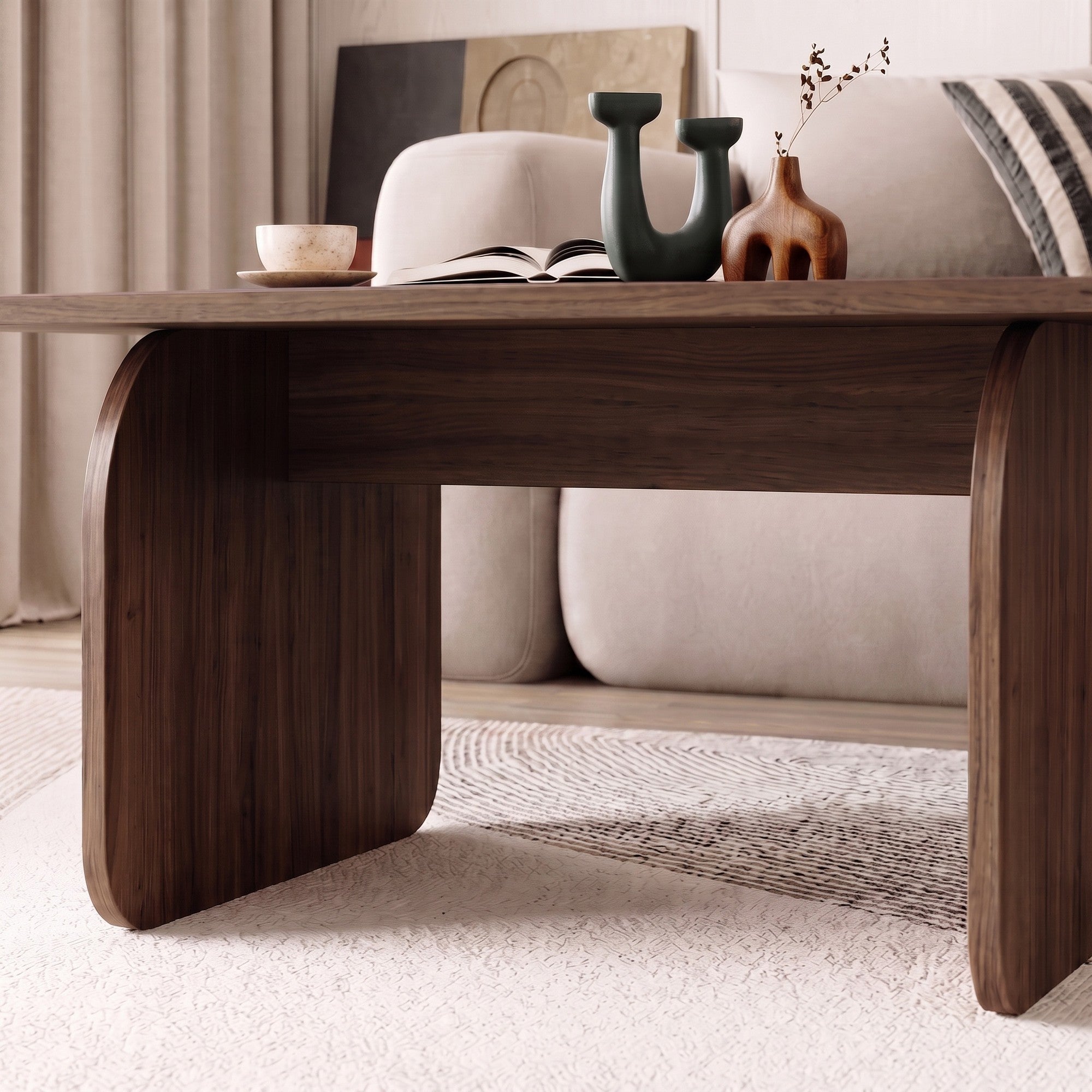 Pietra - Coffee Table - Milano Walnut