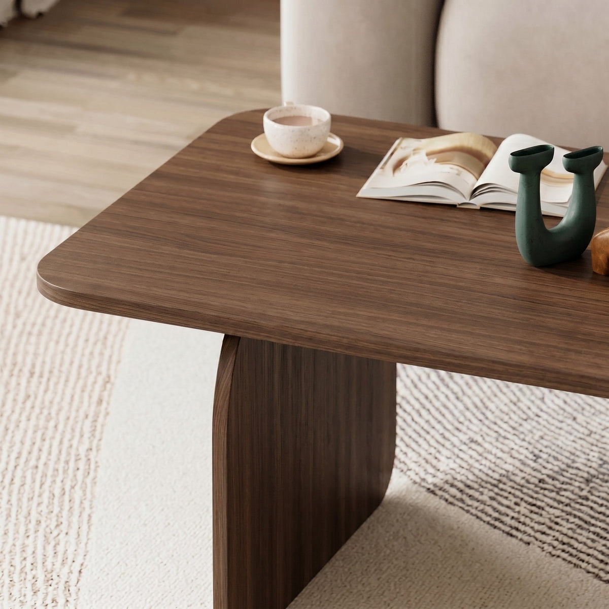 Pietra - Coffee Table - Milano Walnut