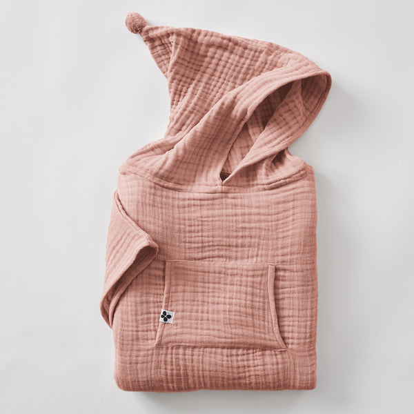 Gaïa - Poncho - Rose Pêche