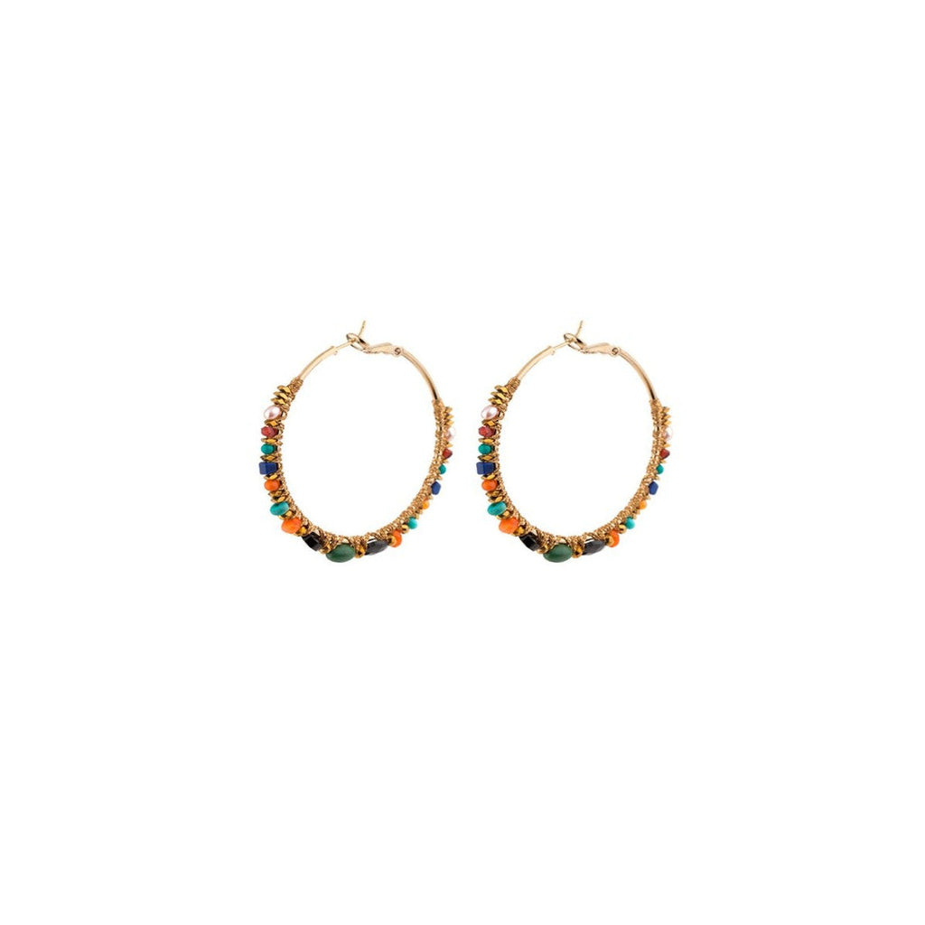 Pendientes de aro anchos Iancura - Multicolor