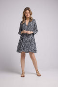 Robe Courte Manches Longues - Noir