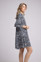 Robe Courte Manches Longues - Noir