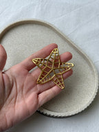 Broche Vintage - Étoile Ajourée