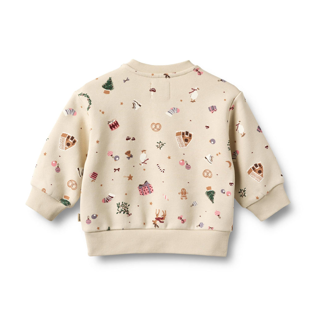 Sweat L/S Elliot - Offwhite Holiday - Bébé