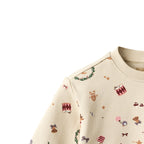Sweat L/S Elliot - Offwhite Holiday - Bébé