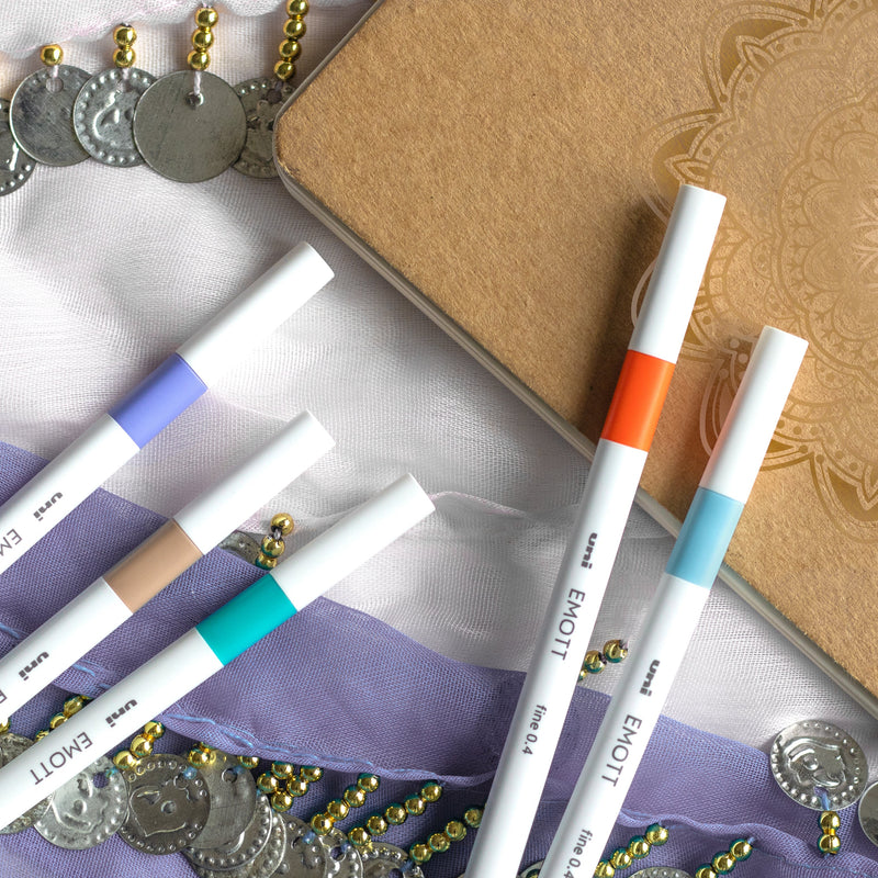 5 Feutres - Gipsy Poetry - Emott By Uni-Ball