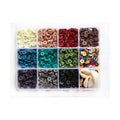 Box of 11 Natural Colors of 6 Mm Heishi Beads + Accessories