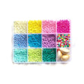 Boite De 11 Couleurs Pop De Perles Heishi 3 Mm + Accessoires