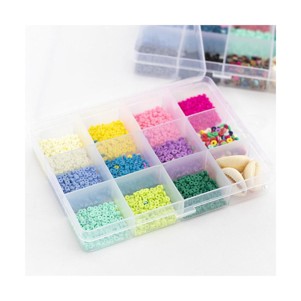 Boite De 11 Couleurs Pop De Perles Heishi 3 Mm + Accessoires