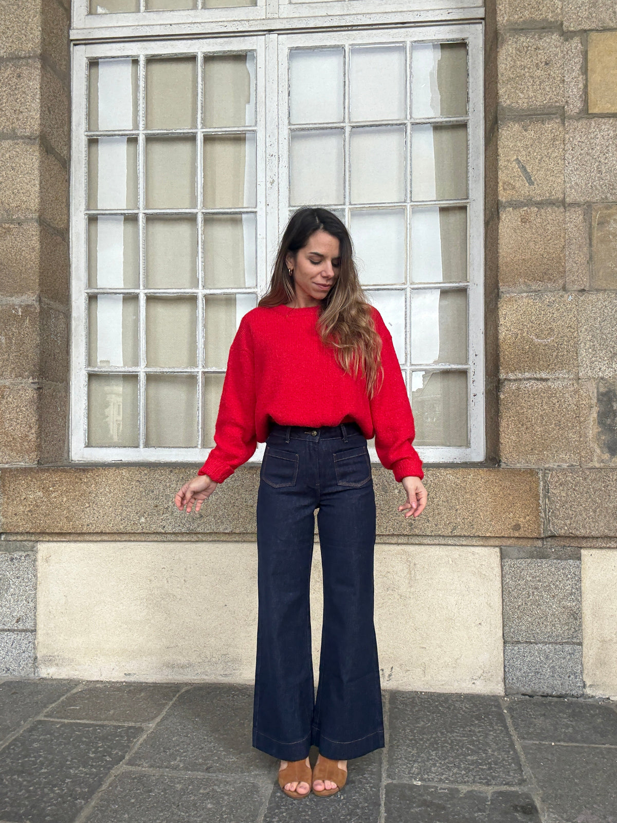 Pull Louise rouge