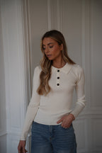 Pull Fin Marissa - Blanc