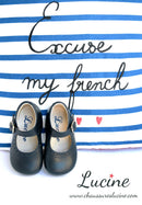 Chaussures Babies Charles Ix Alice À Boucle - Cuir Marine - Fille
