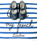 Chaussures Babies Charles Ix Alice À Boucle - Cuir Marine - Fille
