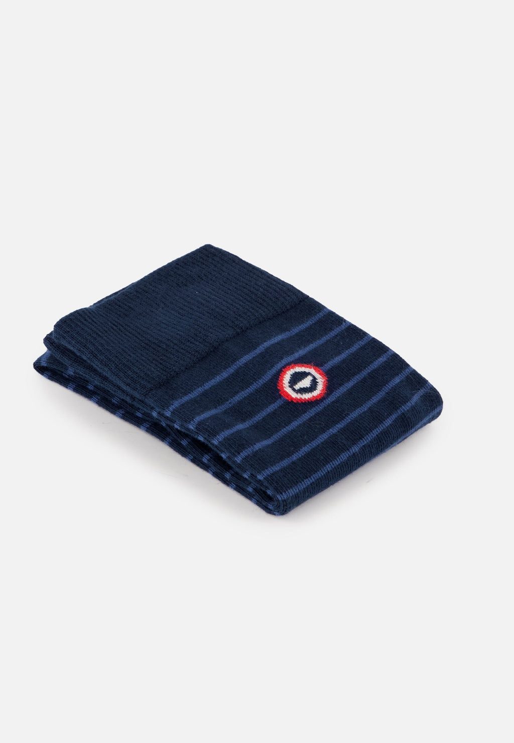 Calze a metà polpaccio a righe Robuste - Blu navy acciaio