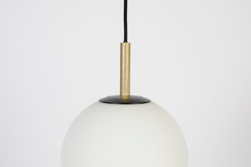 Orion 25 - Pendant light - Glass - Black