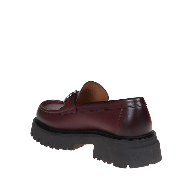 Mocassins - Ferragamo Florian Leather - Bordeaux