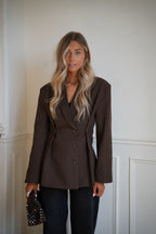 Blazer Avvitato Chelsy - Cioccolato