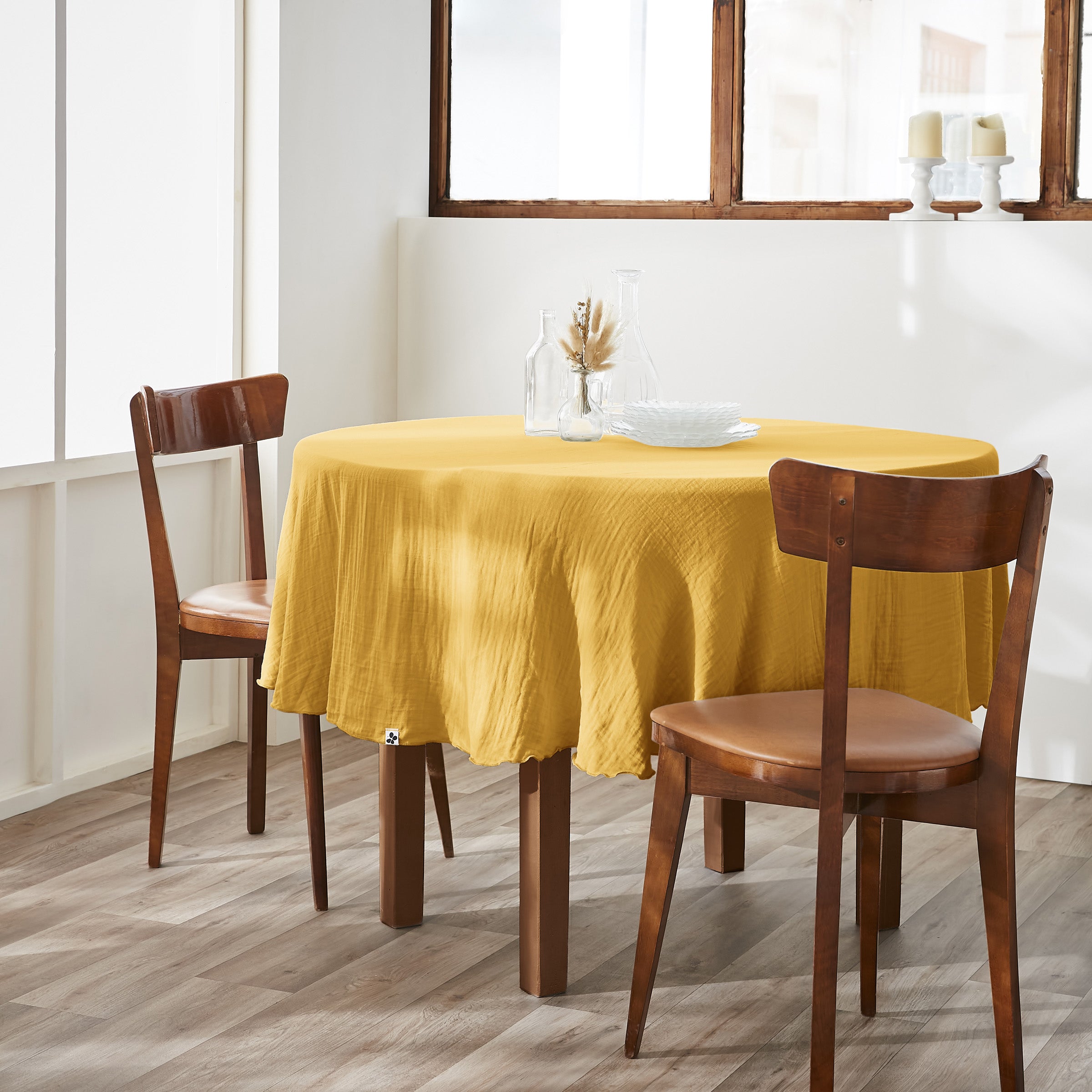 Gaïa - Nappe Ronde - Safran