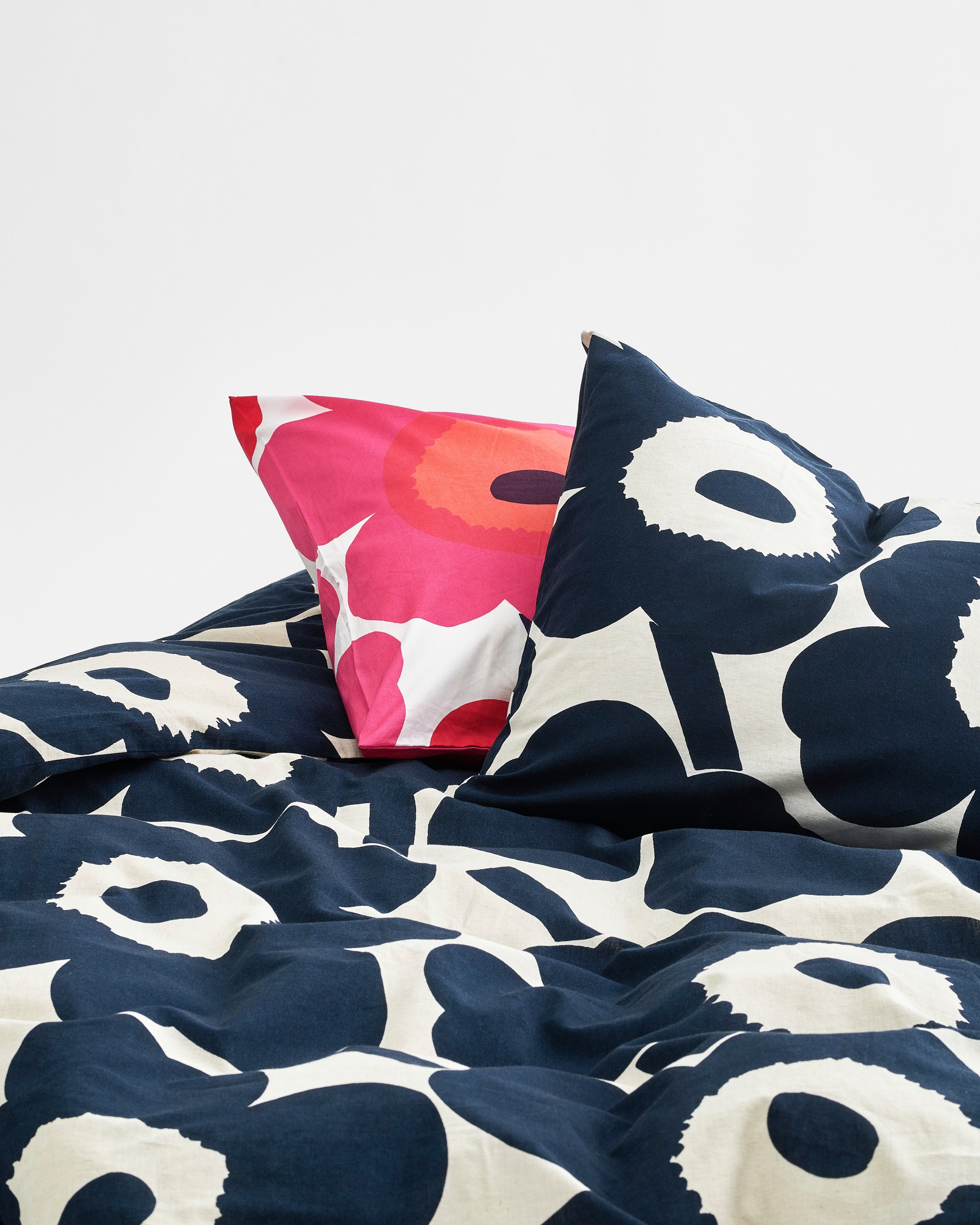 Unikko Pillowcase - Cotton & Blue