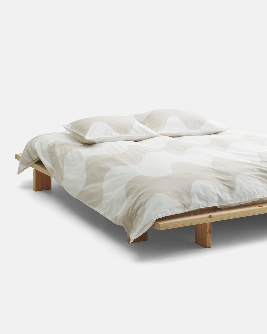 Housse De Couette Lokki- Blanc & Beige