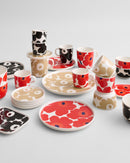 Juego de tazas 2D Oiva / Unikko, sin asa, 2 piezas