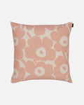 Pieni Unikko Cushion Cover - 50X50Cm - Cotton & Peach