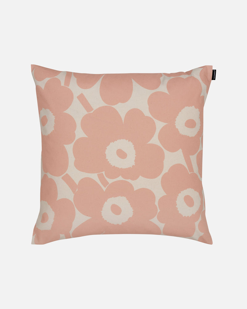 Funda de cojín Pieni Unikko - 50X50cm - Algodón y melocotón