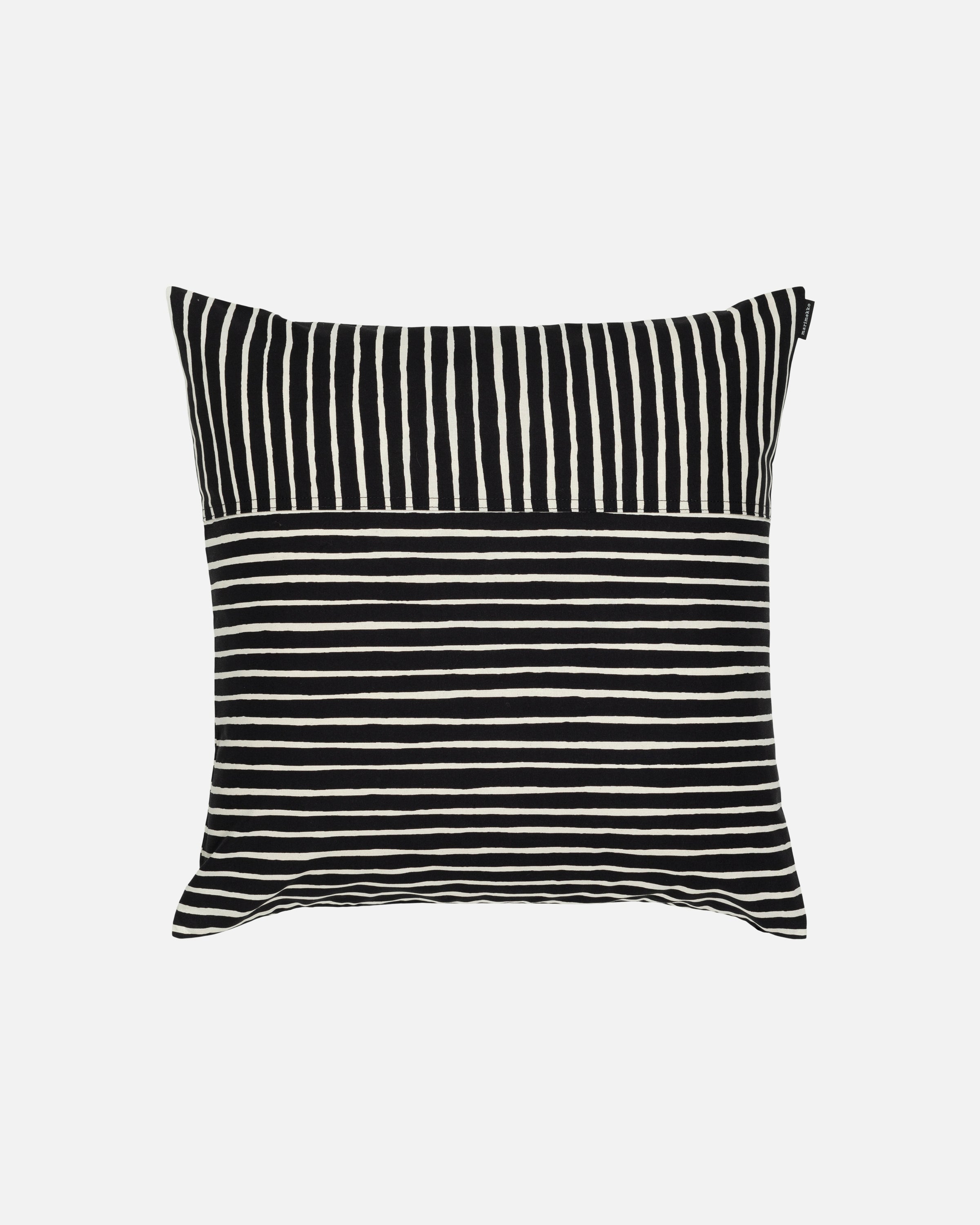 Funda De Cojín Piccolo - 50X50Cm - Negro & Algodón