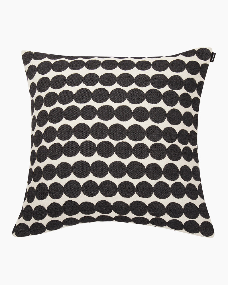 Funda de cojín Räsymatto - 50X50cm - Algodón y negro