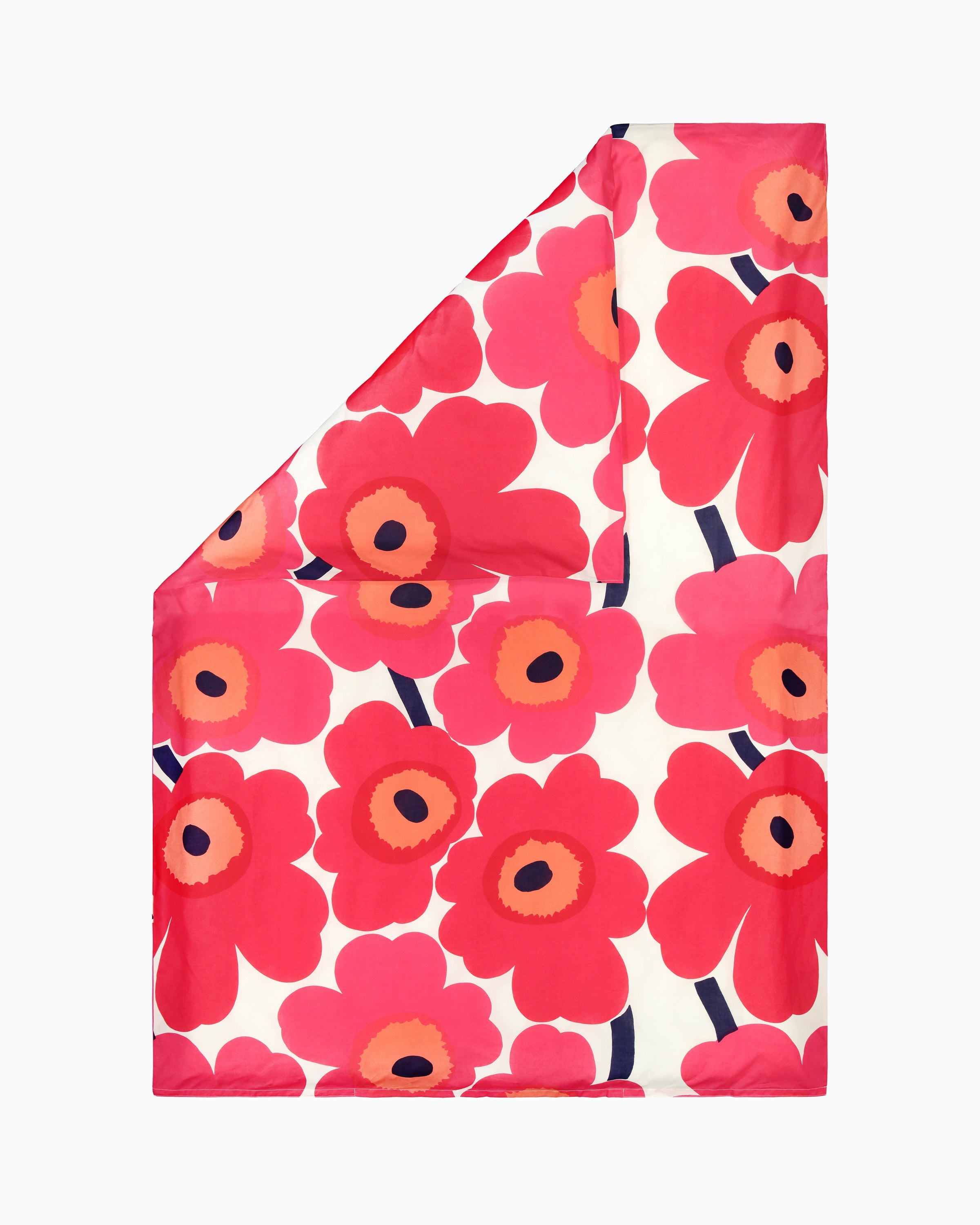 Housse De Couette Unikko - Blanc & Rouge