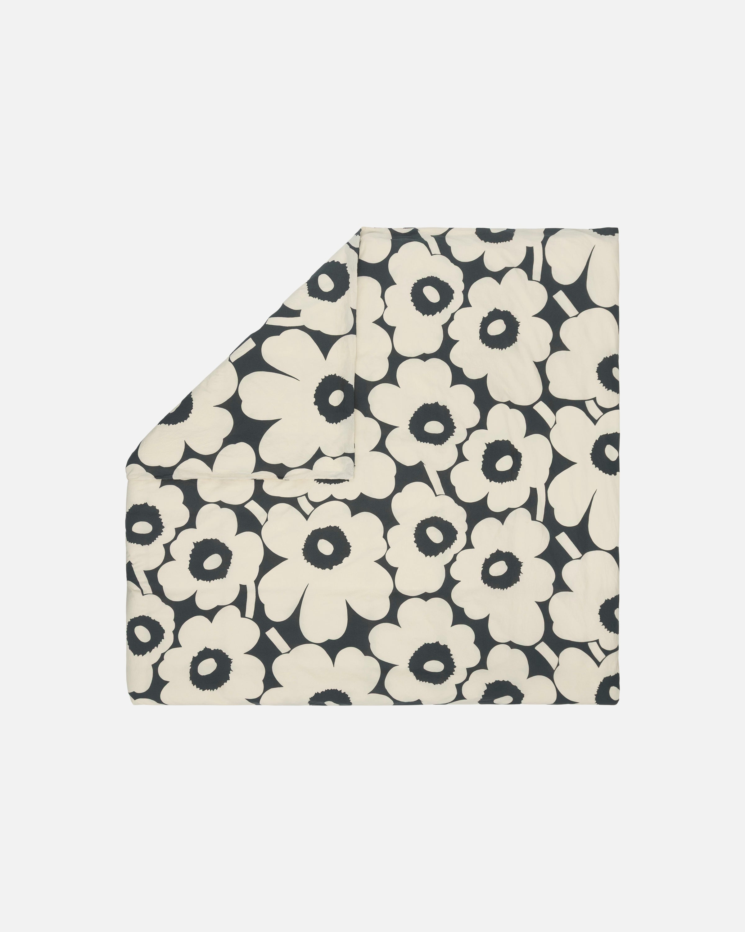 Unikko Duvet Cover - Grey