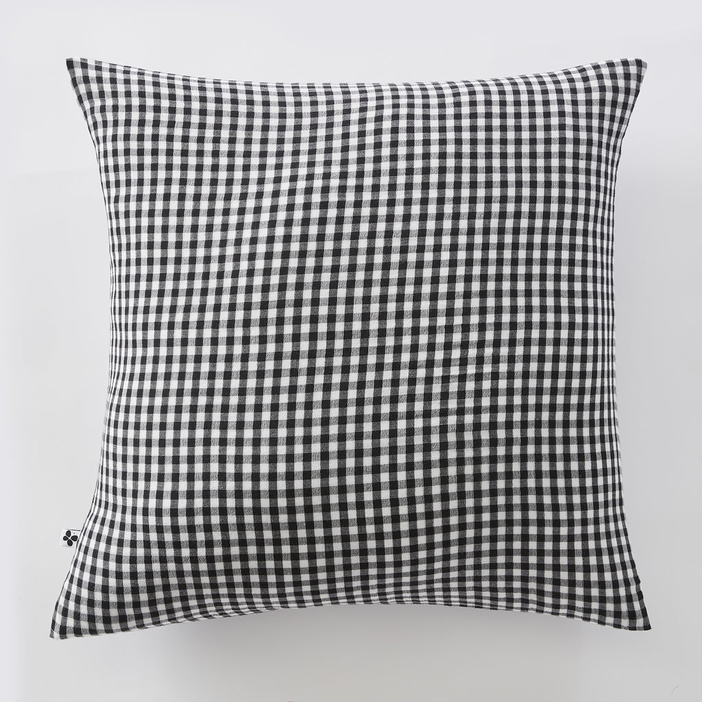 Vickie - Funda de almohada - Gasa de algodón - Trufa
