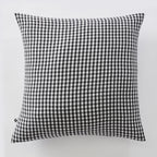 Vickie - Funda de almohada - Gasa de algodón - Trufa